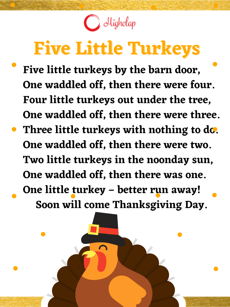 15 Best Thanksgiving Songs For Kids With Lyrics HighClap