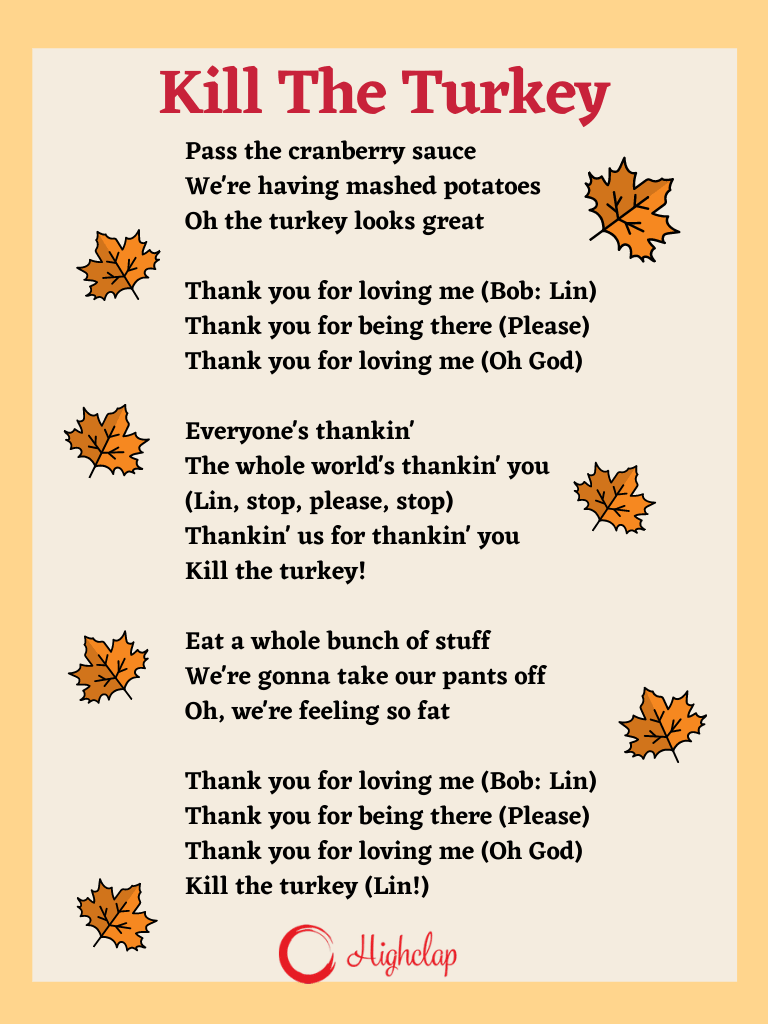 Grandma Thanksgiving RapBeans Greens Potatoes Tomatoes Lyrics -  Thanksgiving, HighClap